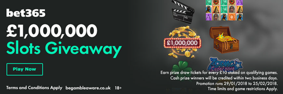 bet365-Slots-Verlosung